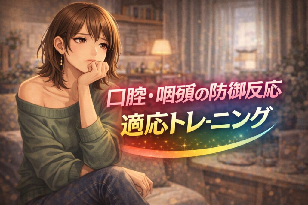口腔・咽頭の防御反応と段階的適応トレーニングを解説する記事のヘッダー画像