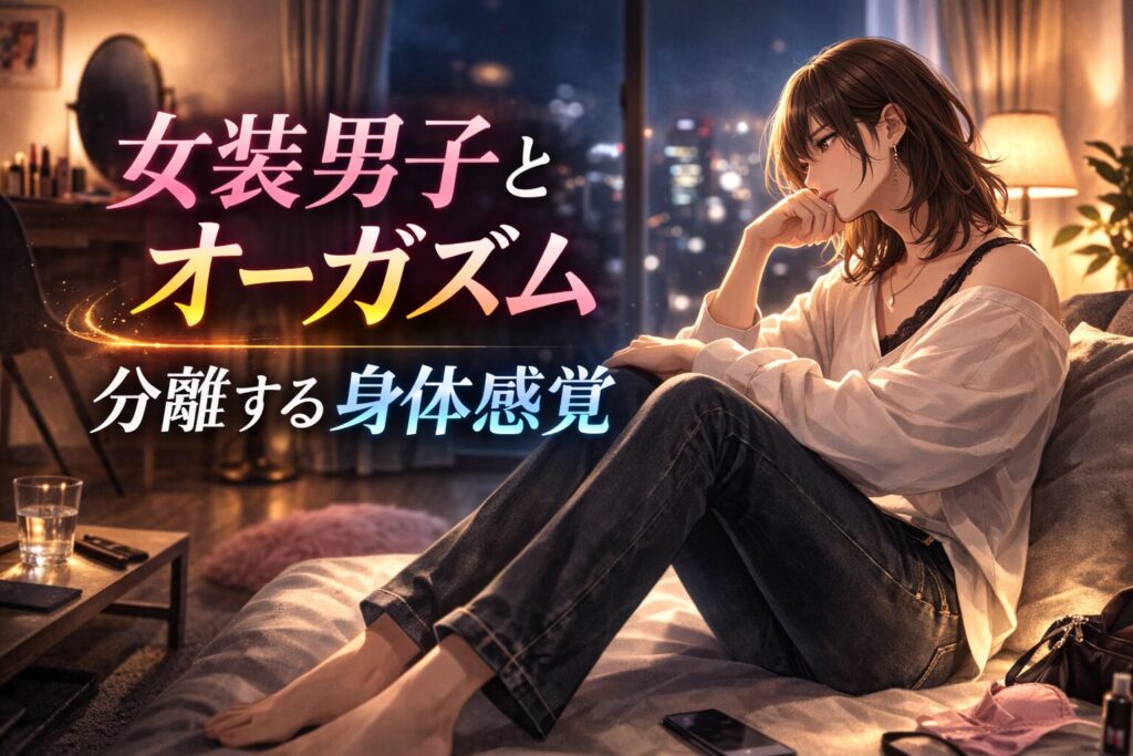快感の方向性と神経構造を解説する女装男子向け身体感覚研究の記事ヘッダー画像